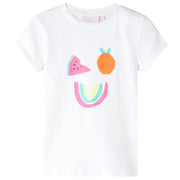 T-shirt infantil cor cru 140