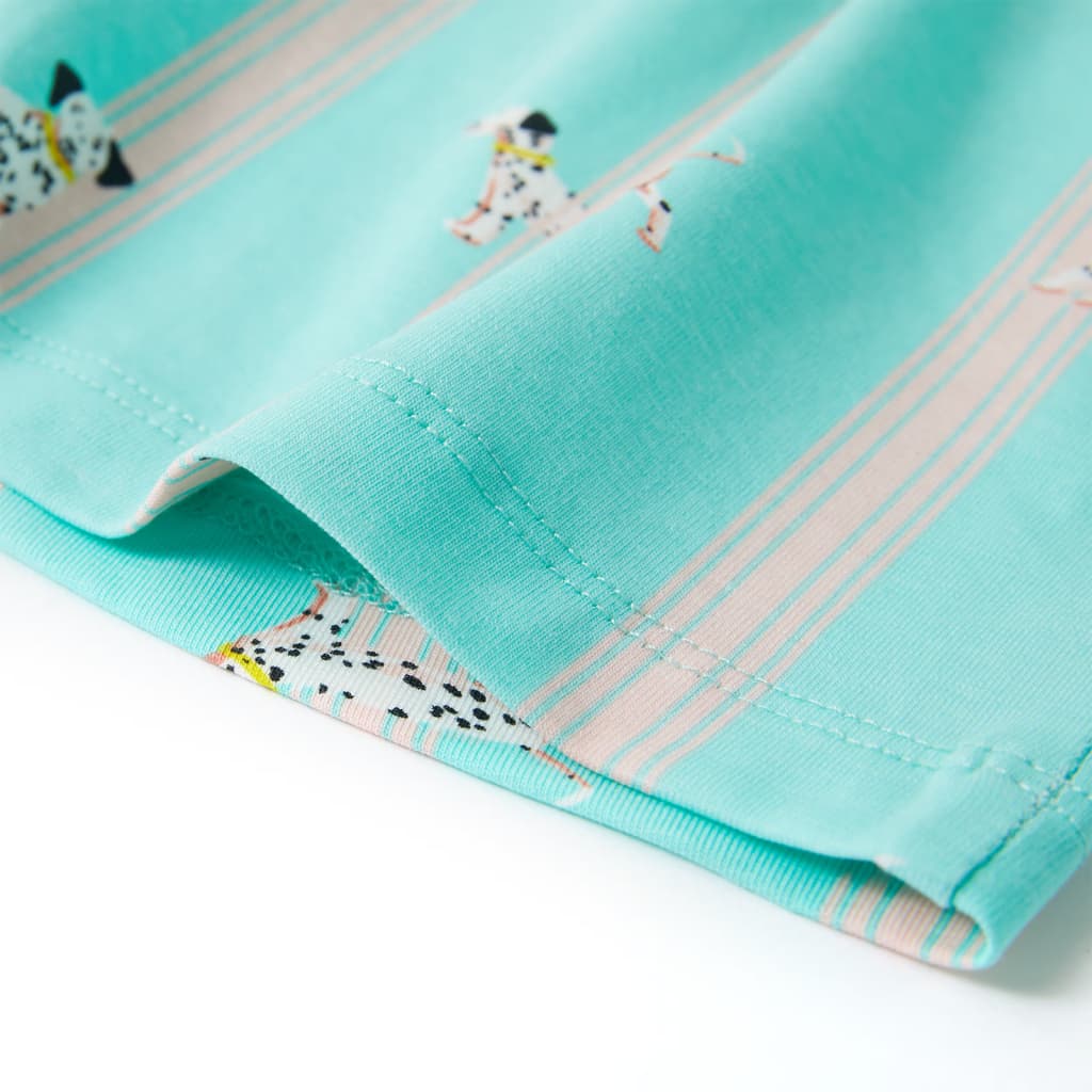 Vestido de manga curta para criança cor cru 140