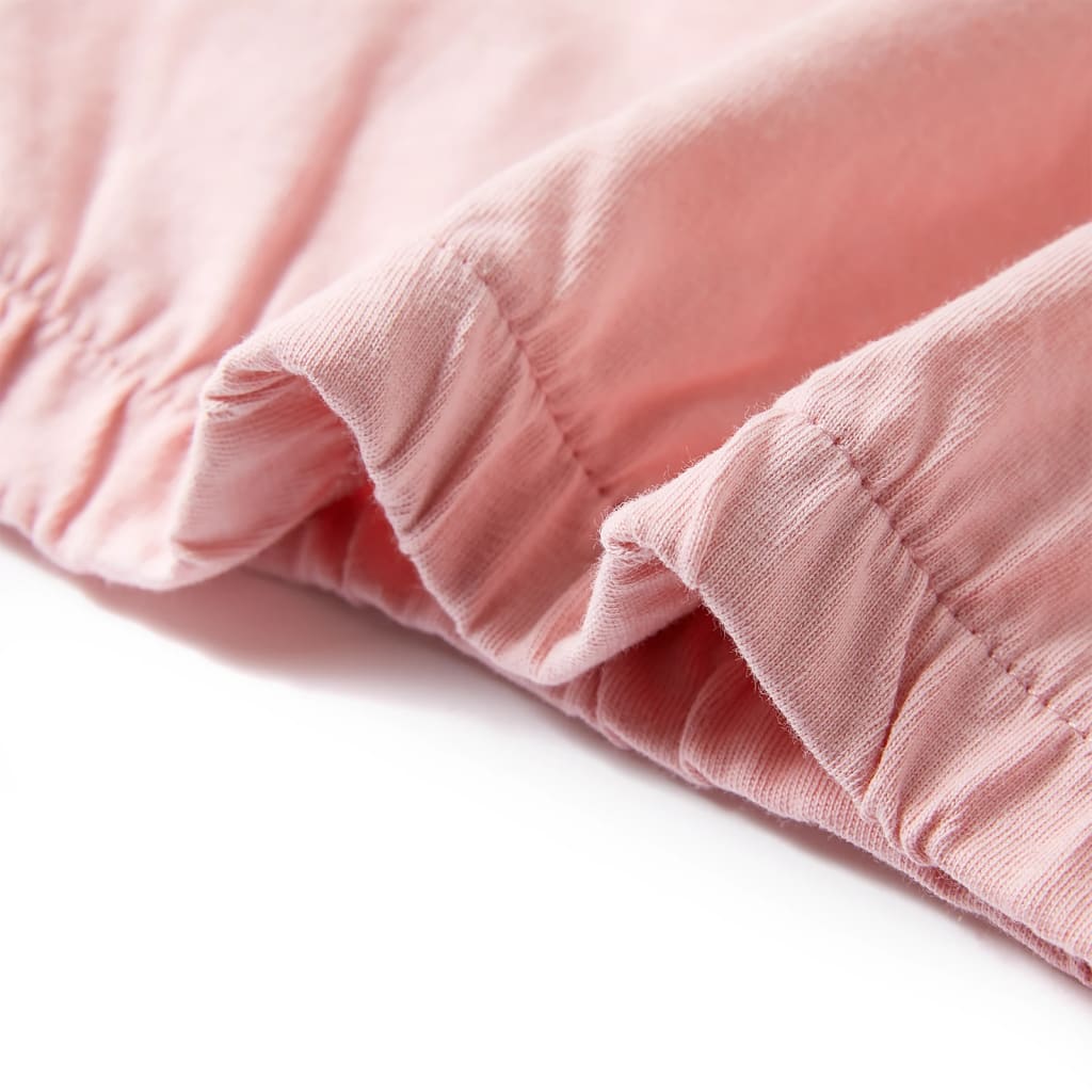 T-shirt de criança rosa-claro 128