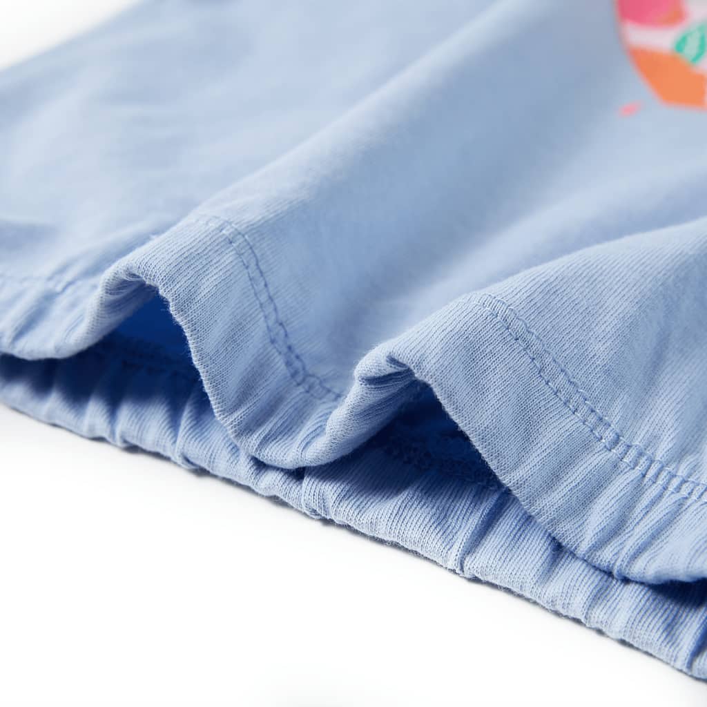 T-shirt de criança azul 140