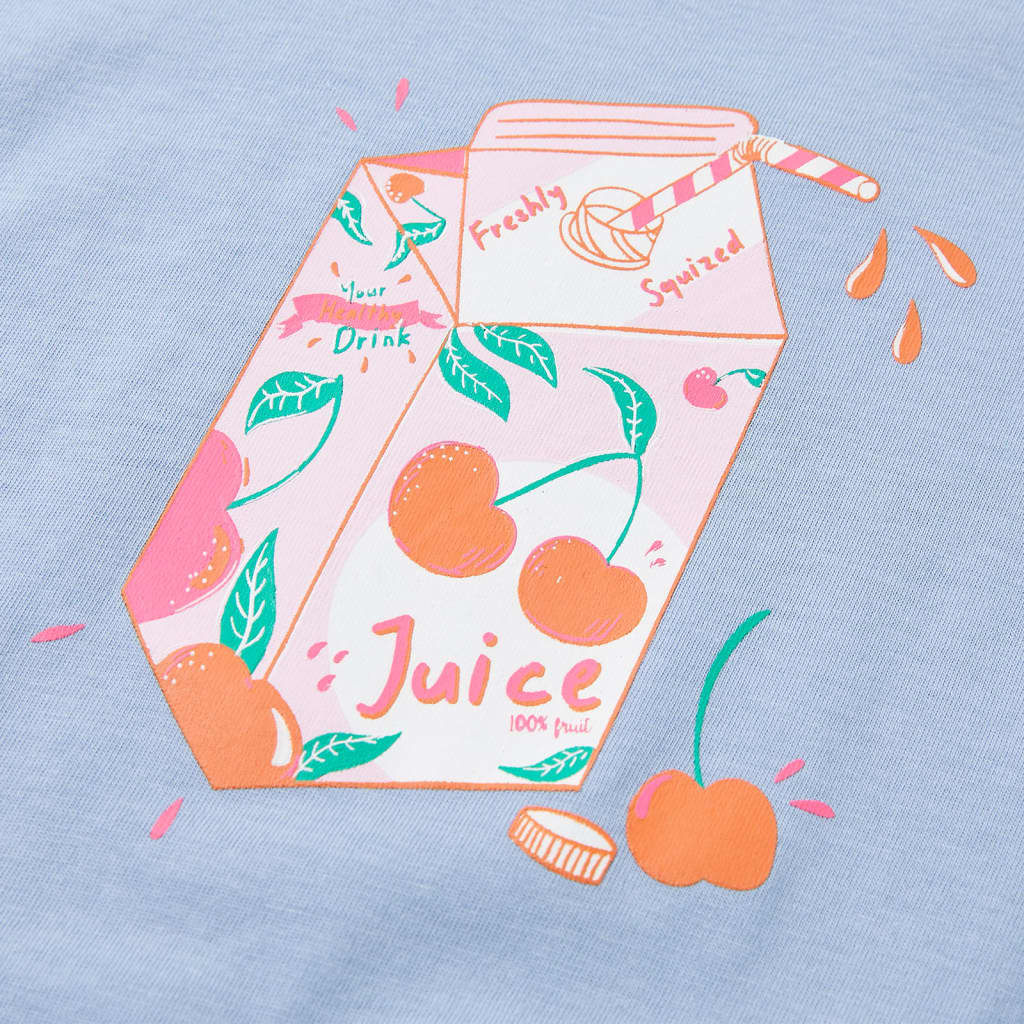 T-shirt de criança azul 140