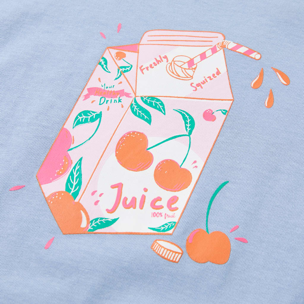 T-shirt de criança azul 140