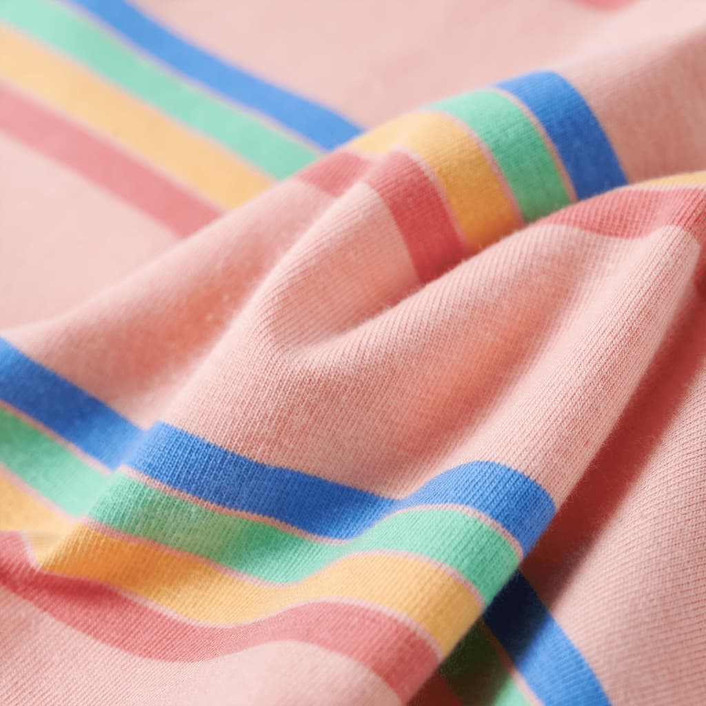 T-shirt para criança cor pêssego 140