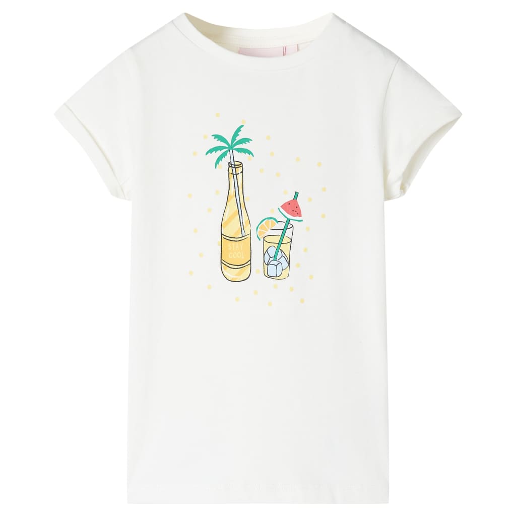 T-shirt infantil cor cru 140