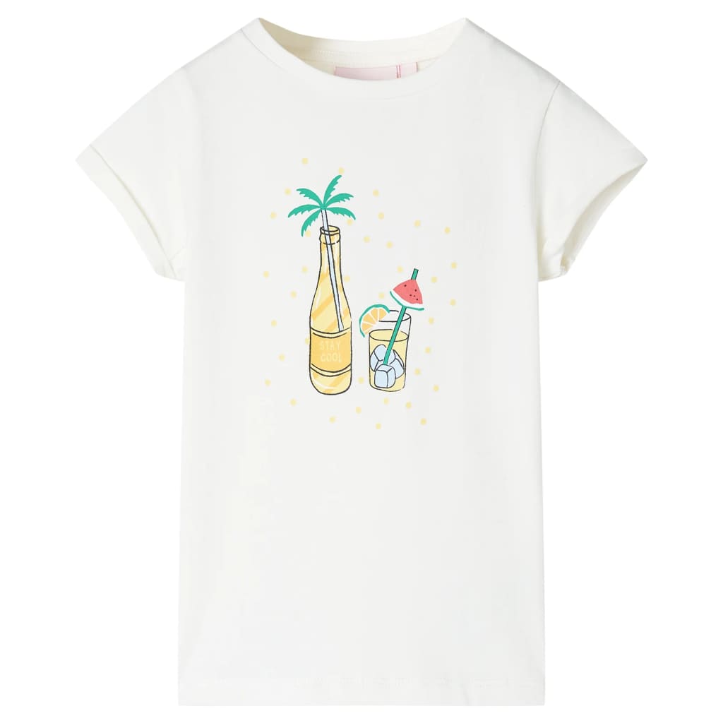 T-shirt infantil cor cru 140