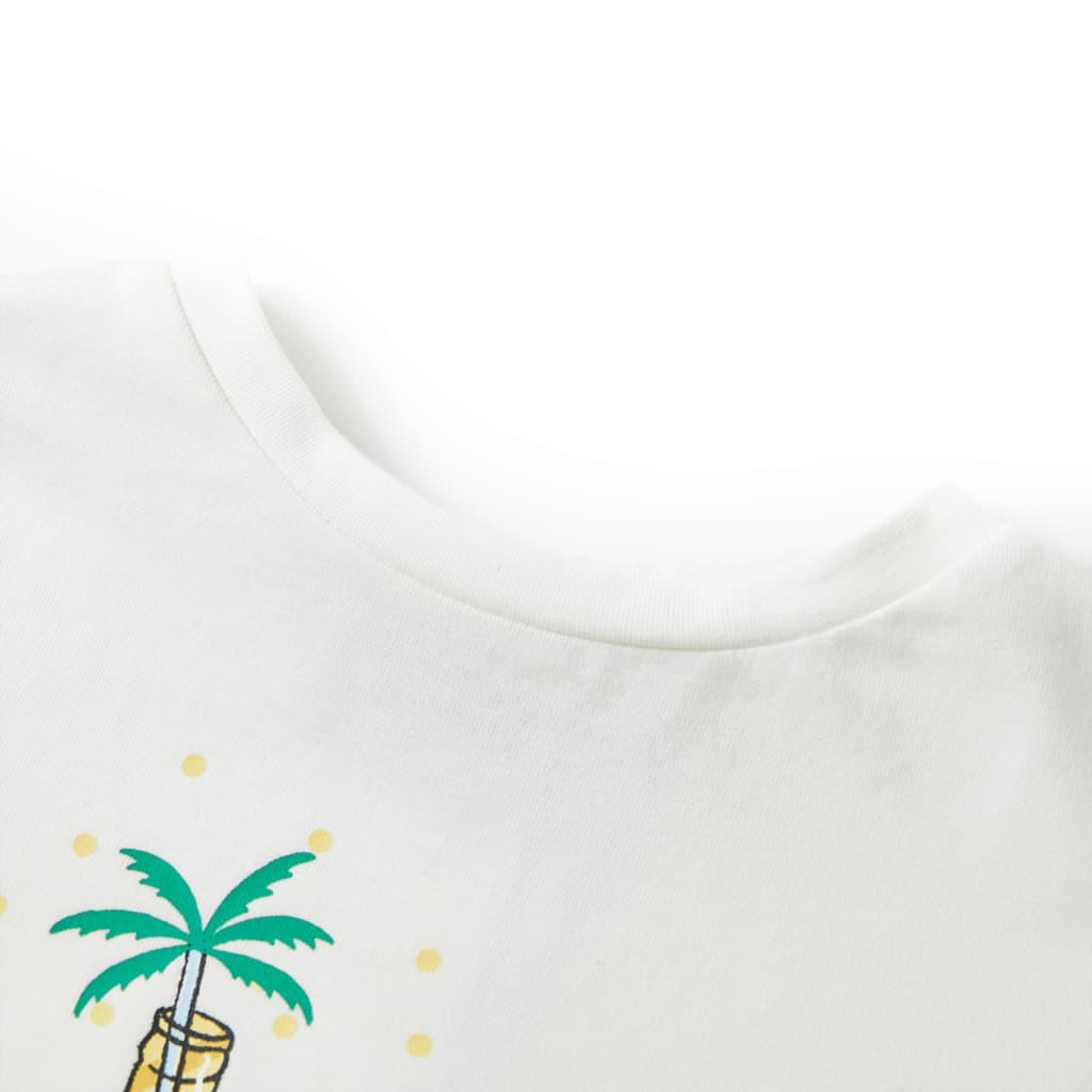 T-shirt infantil cor cru 140