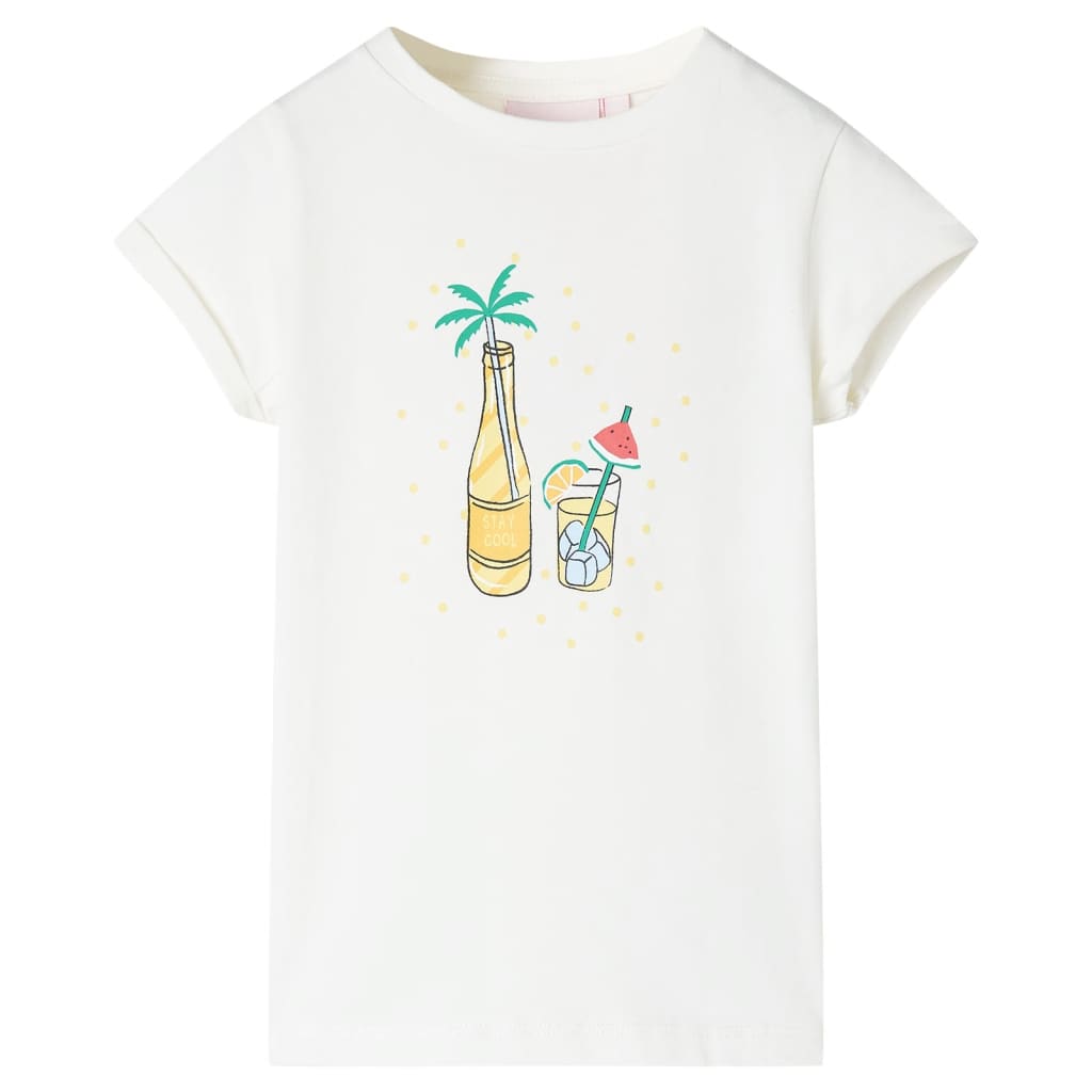 T-shirt infantil cor cru 140