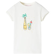 T-shirt infantil cor cru 140