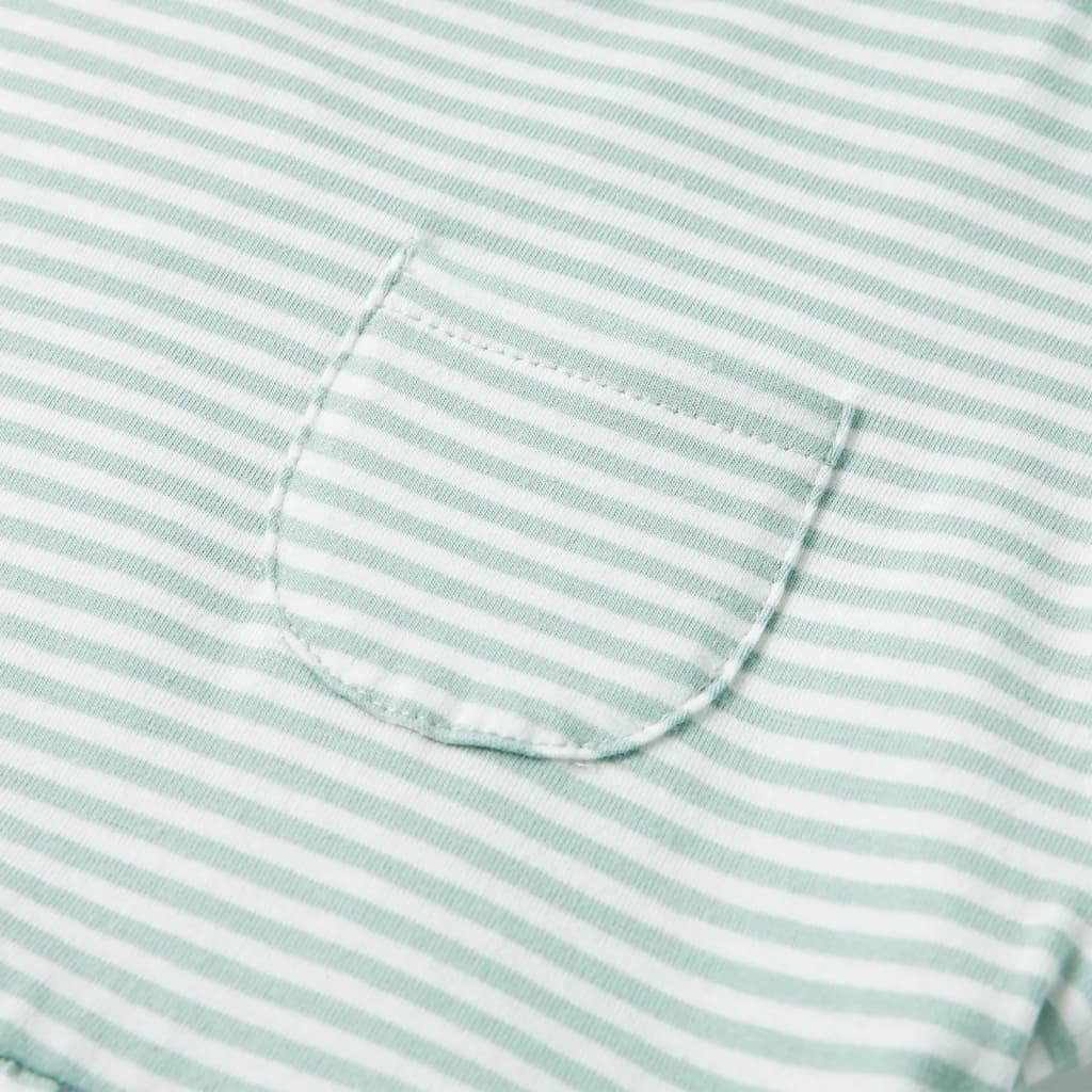 Vestido para criança de mangas com folhos menta 140