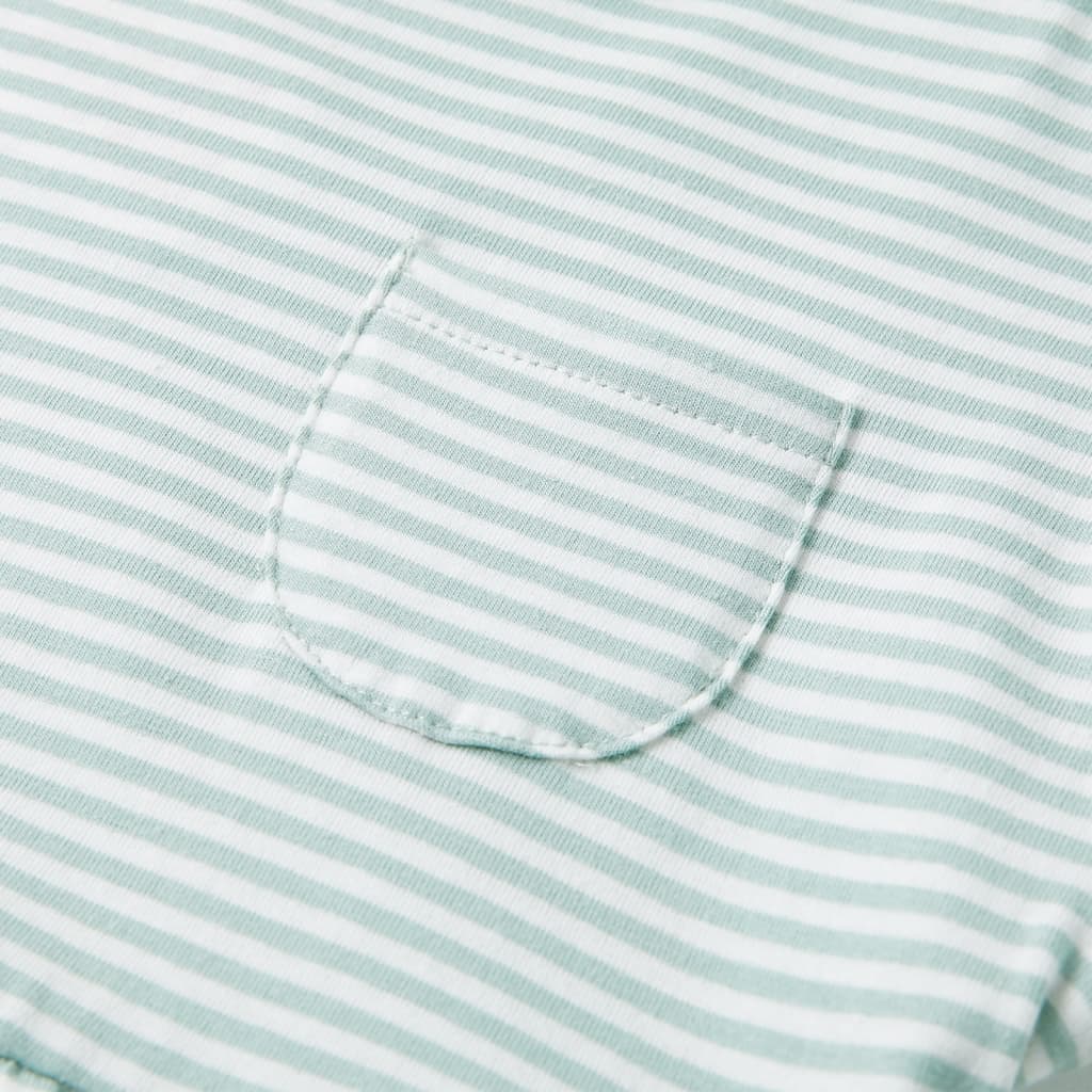 Vestido para criança de mangas com folhos menta 140