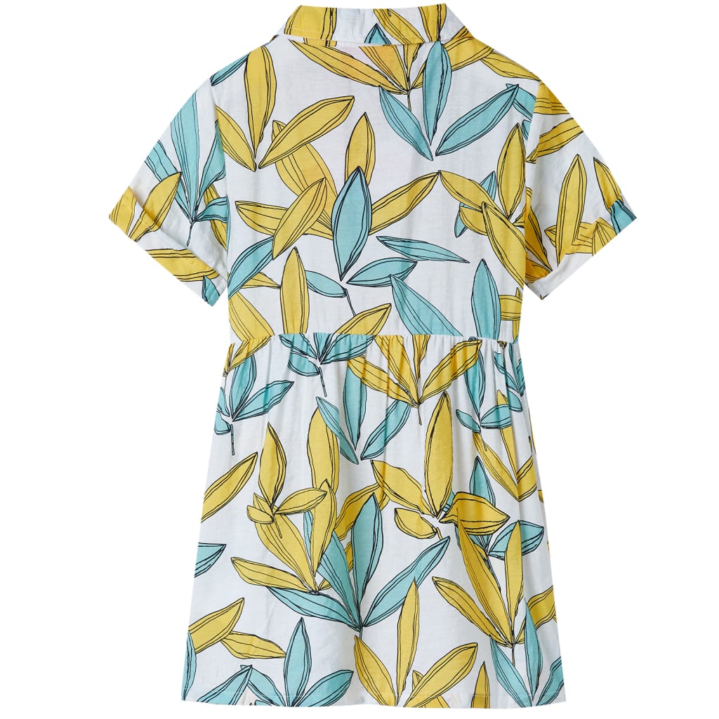 Vestido para criança cor cru 140