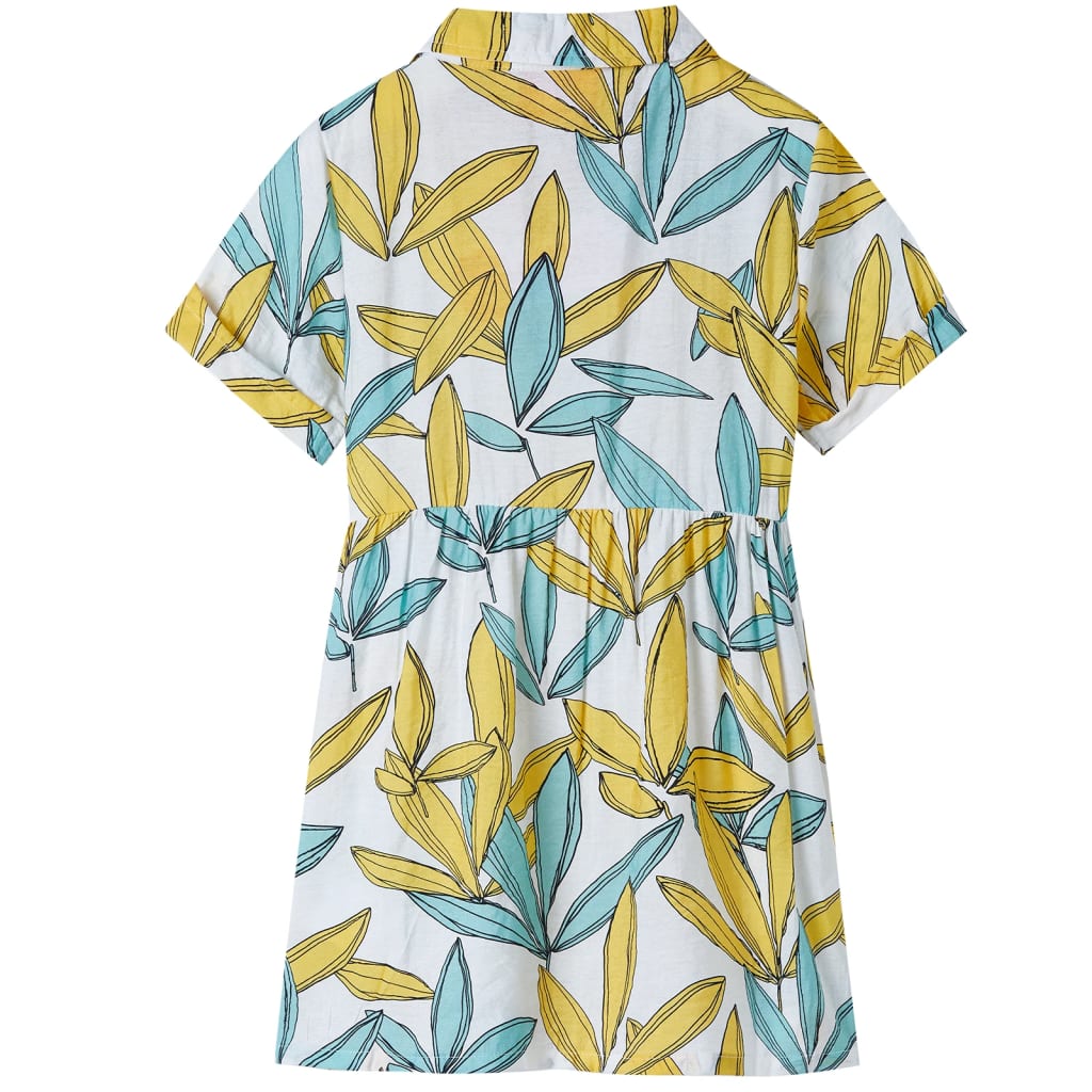 Vestido para criança cor cru 140