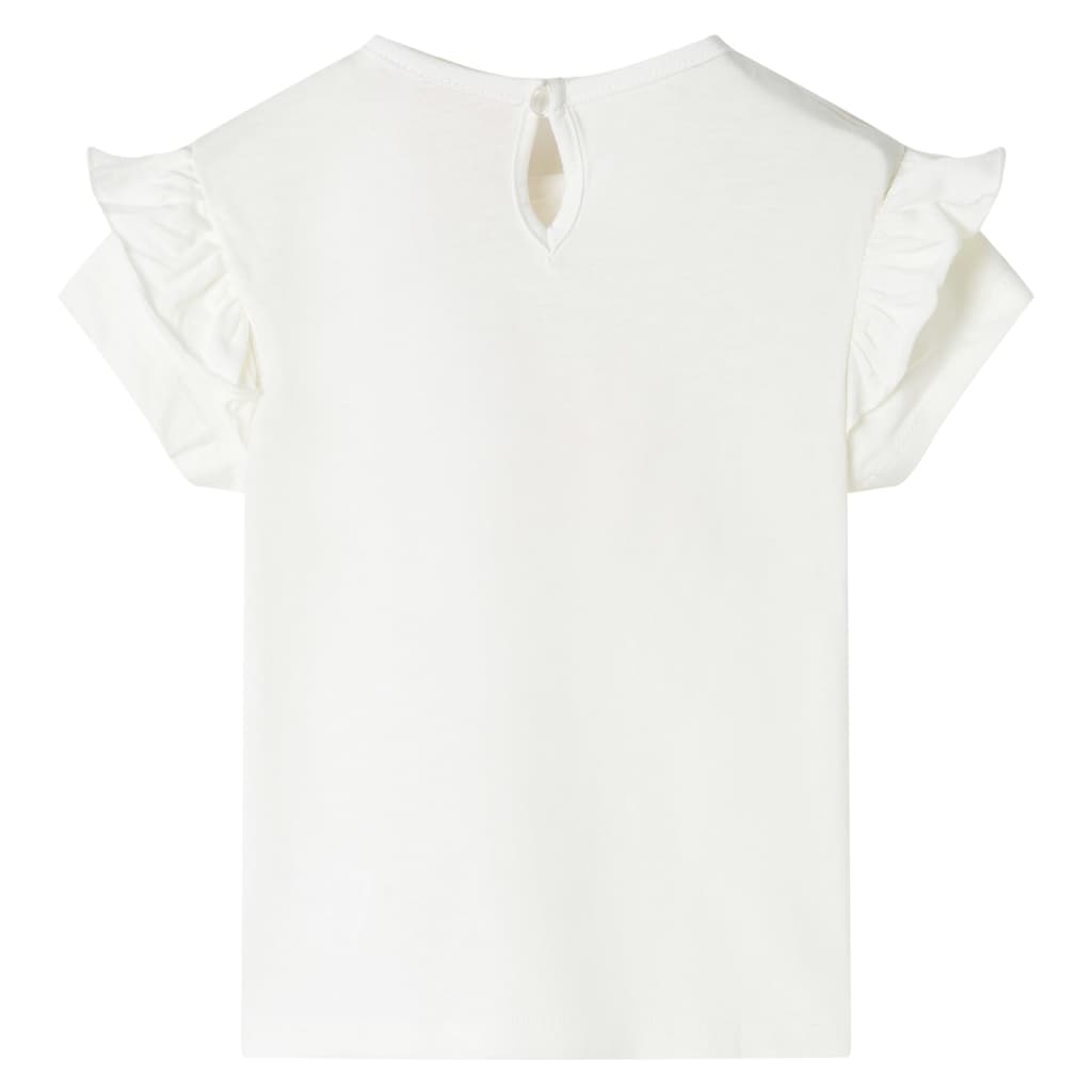 T-shirt infantil cor cru 116