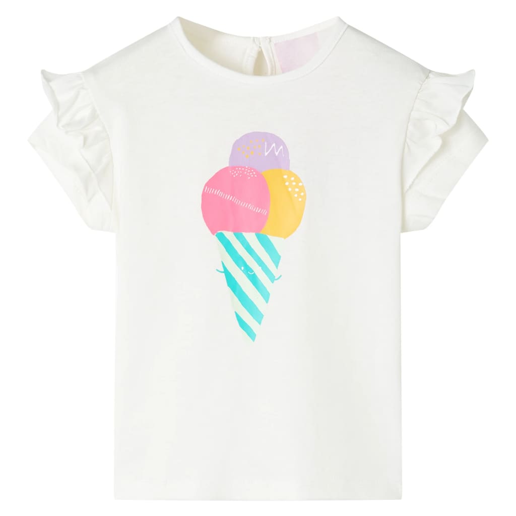 T-shirt infantil cor cru 116