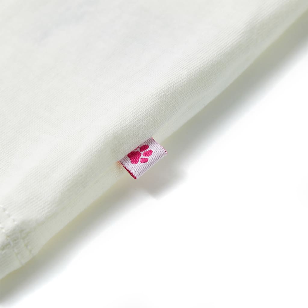 T-shirt infantil cor cru 116