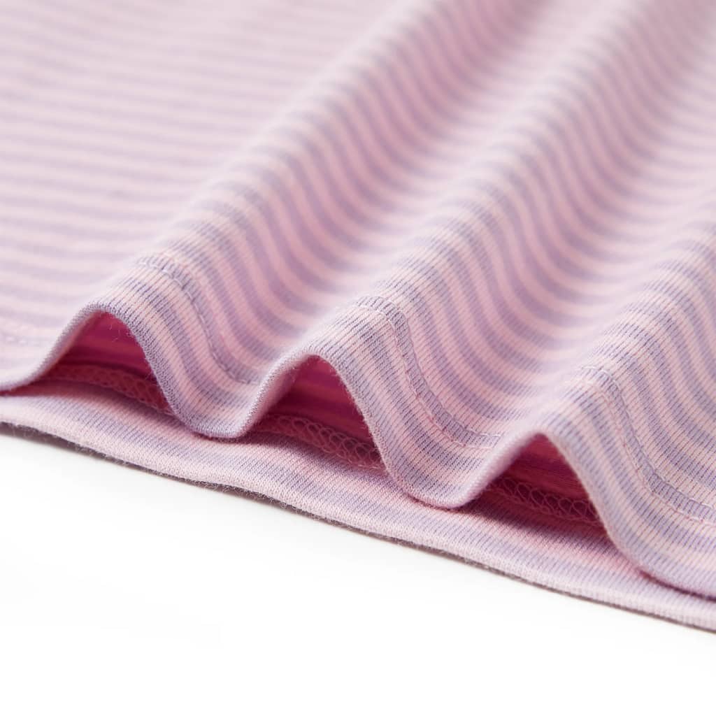 T-shirt para criança manga com folhos lilás 128