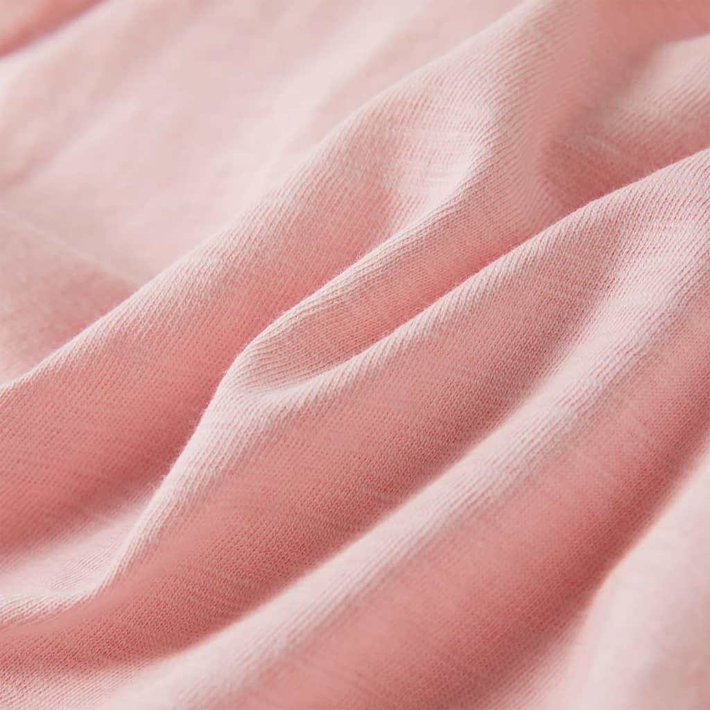 T-shirt de criança rosa-claro 128