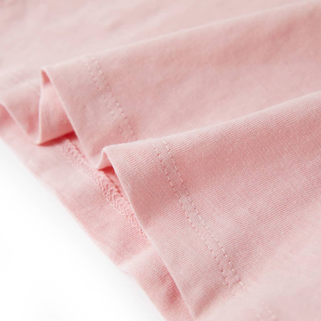 T-shirt de criança rosa-claro 128