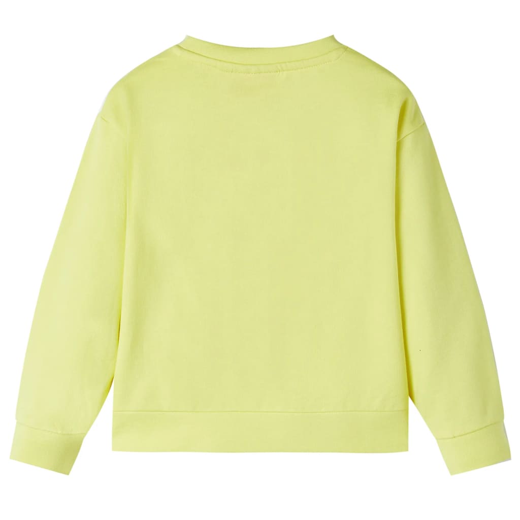 Sweatshirt para criança amarelo 140