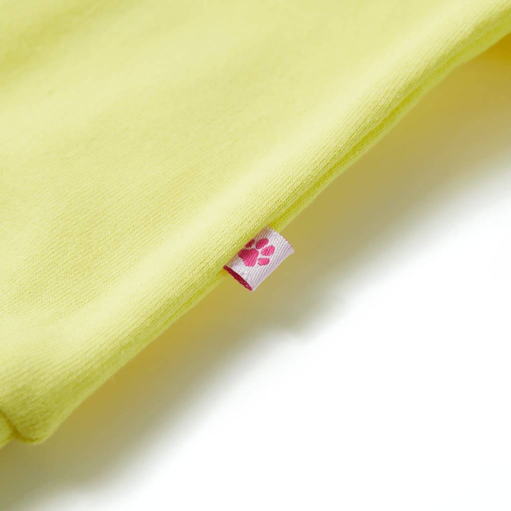 Sweatshirt para criança amarelo 140