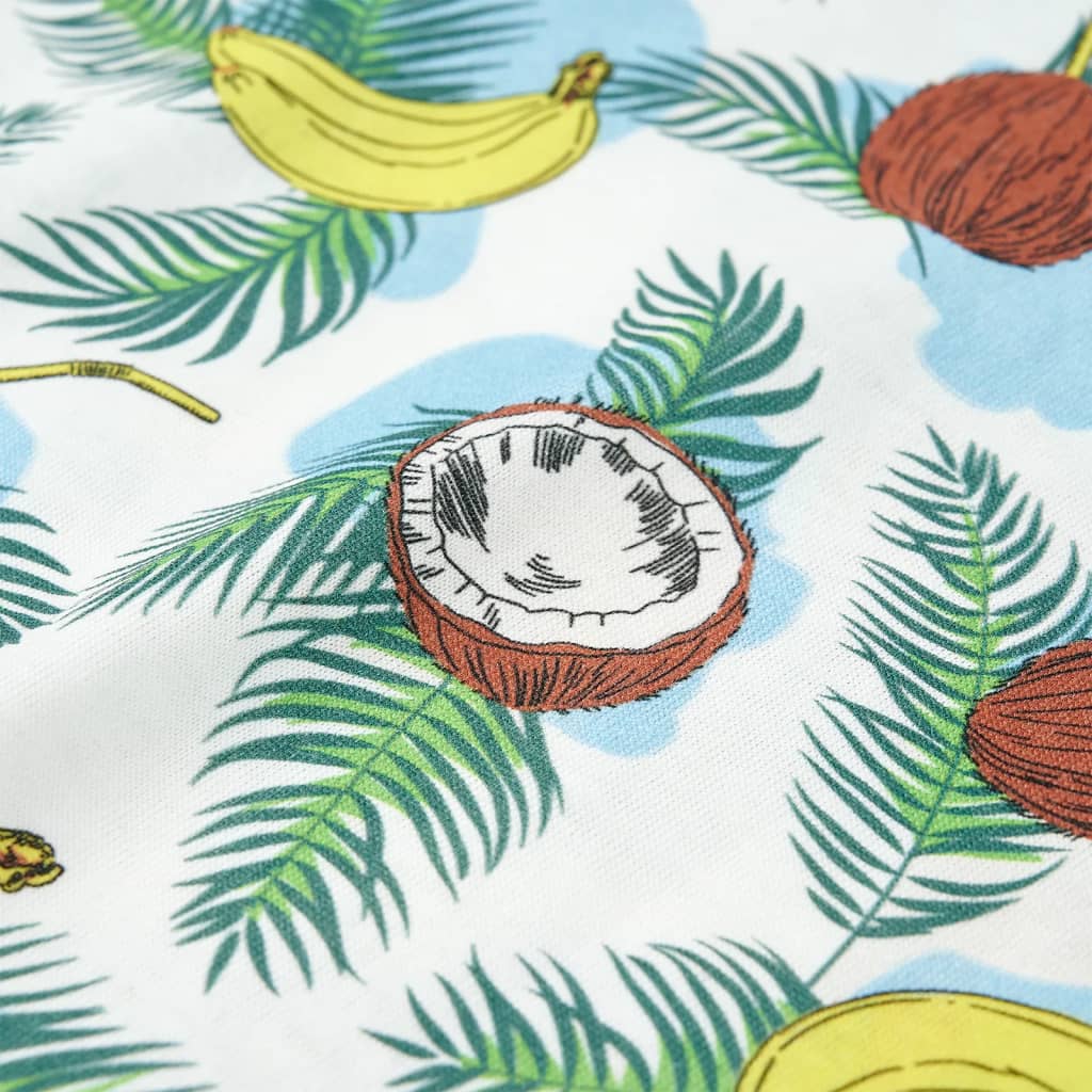 T-shirt de manga curta para criança multicor 140