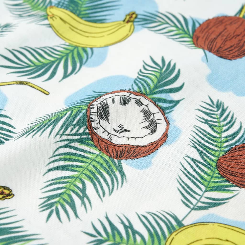 T-shirt de manga curta para criança multicor 140