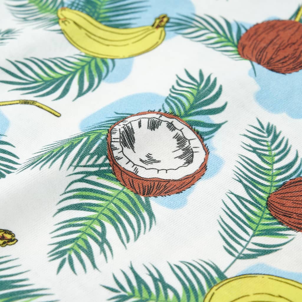 T-shirt de manga curta para criança multicor 140