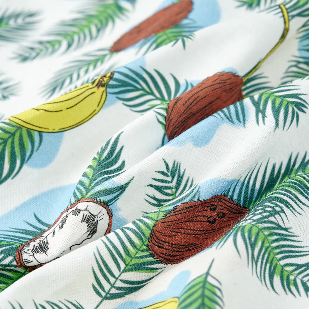 T-shirt de manga curta para criança multicor 140