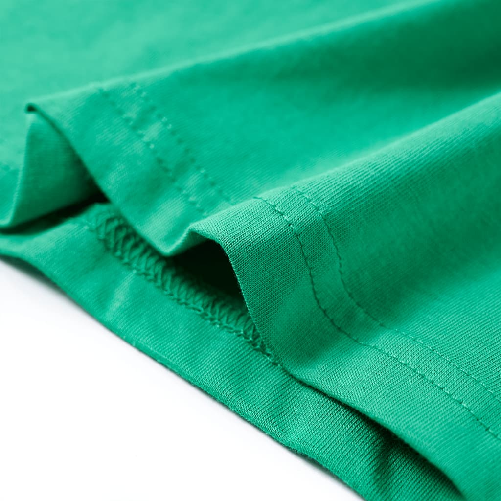 T-shirt de criança verde 140
