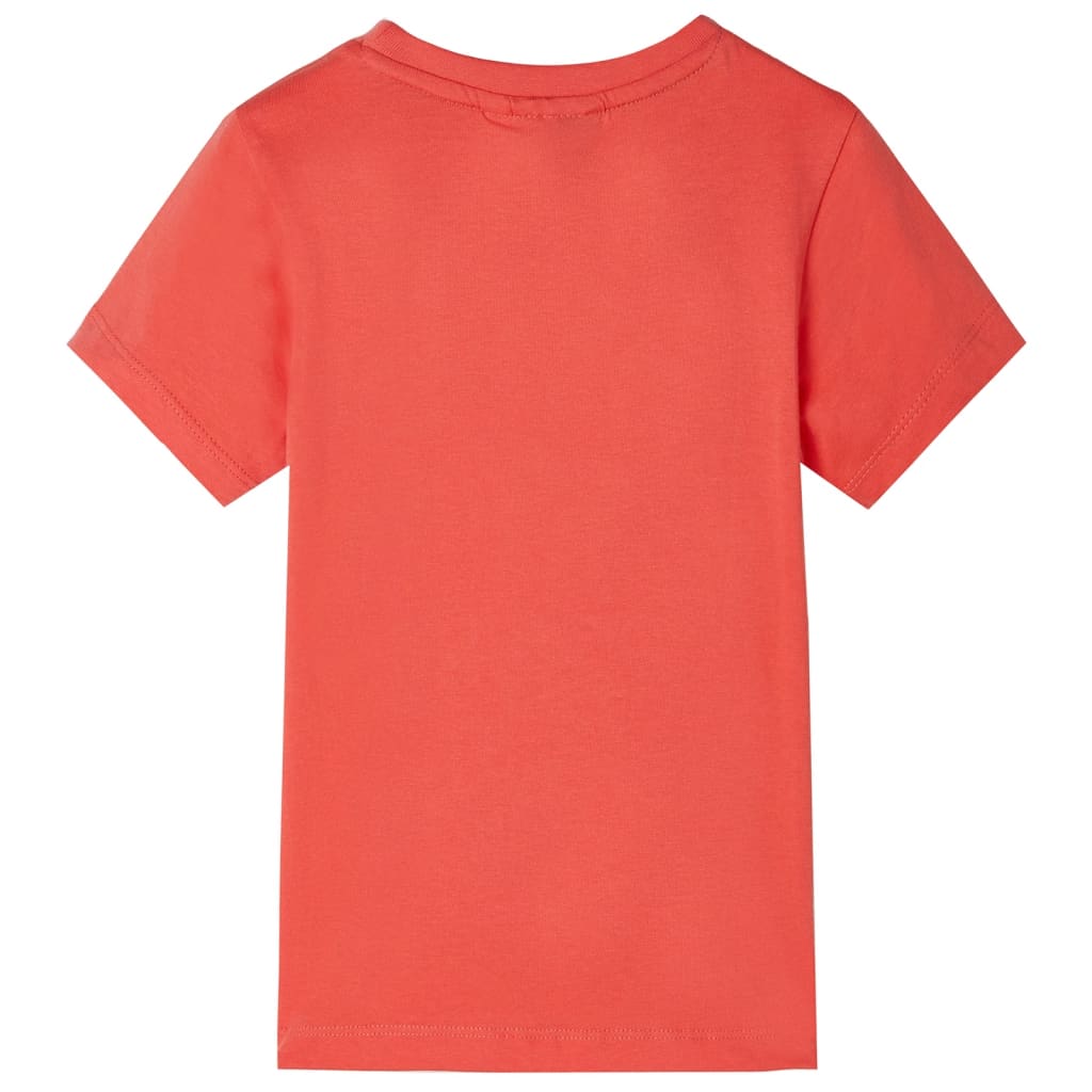 T-shirt para criança vermelho-claro 116