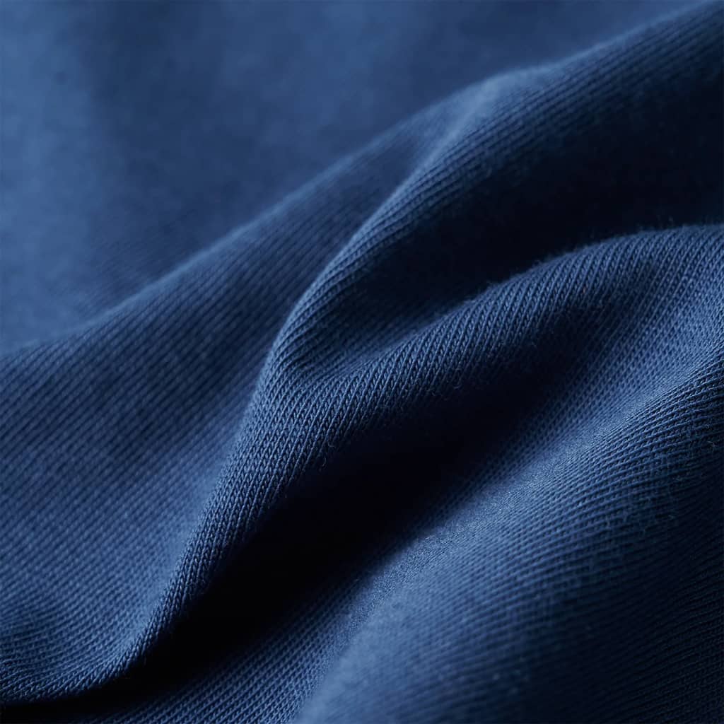 T-shirt de criança azul-escuro 128