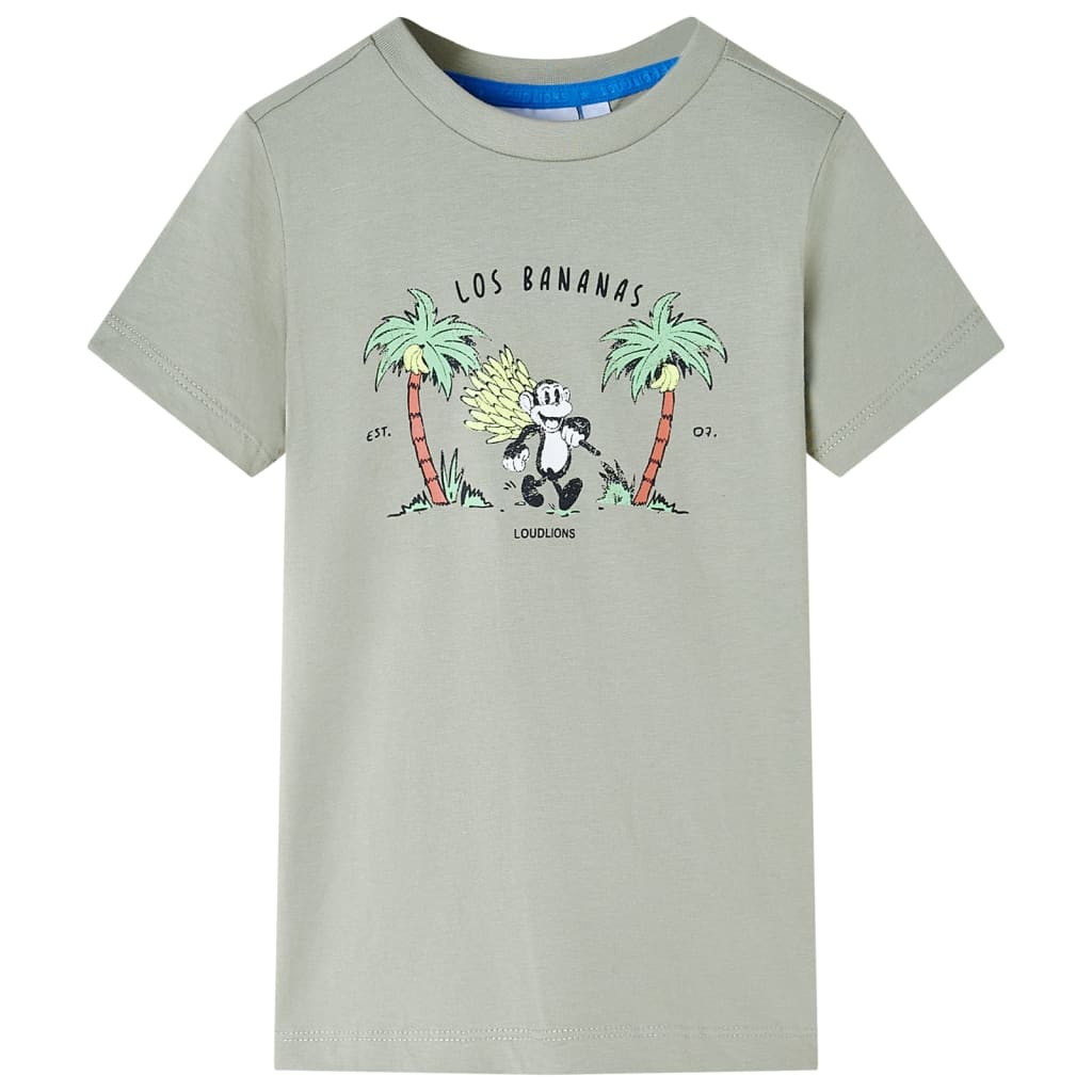 T-shirt infantil ocre-claro 128