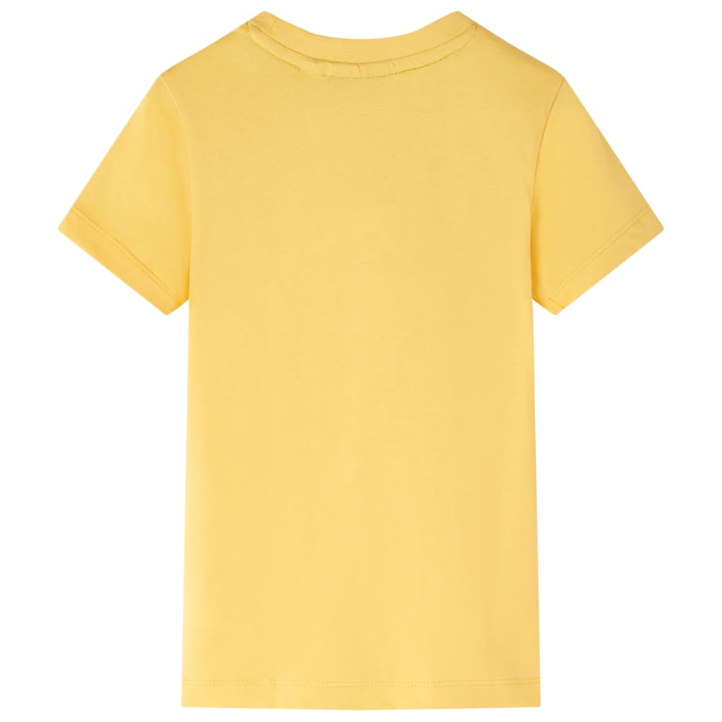 T-shirt infantil ocre-claro 128