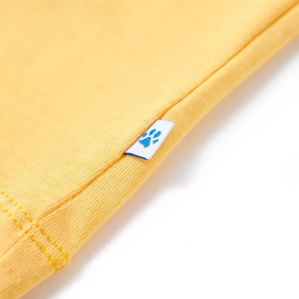 T-shirt infantil ocre-claro 128