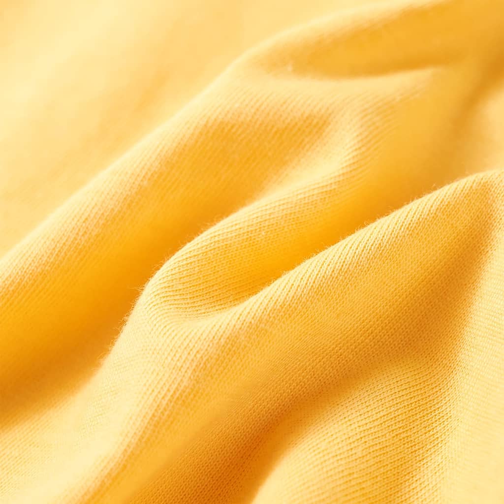 T-shirt infantil ocre-claro 128