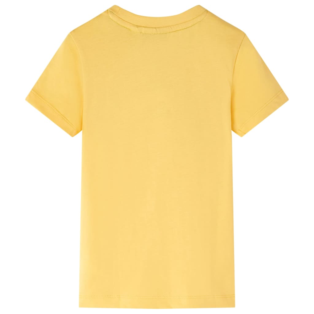 T-shirt infantil ocre-claro 128