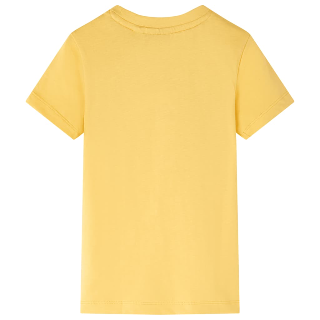 T-shirt infantil ocre-claro 128