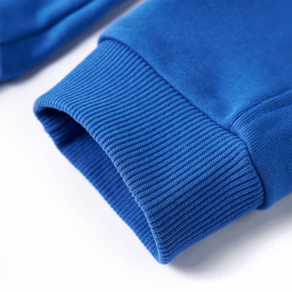 Calças de fato de treino para criança azul-escuro 128