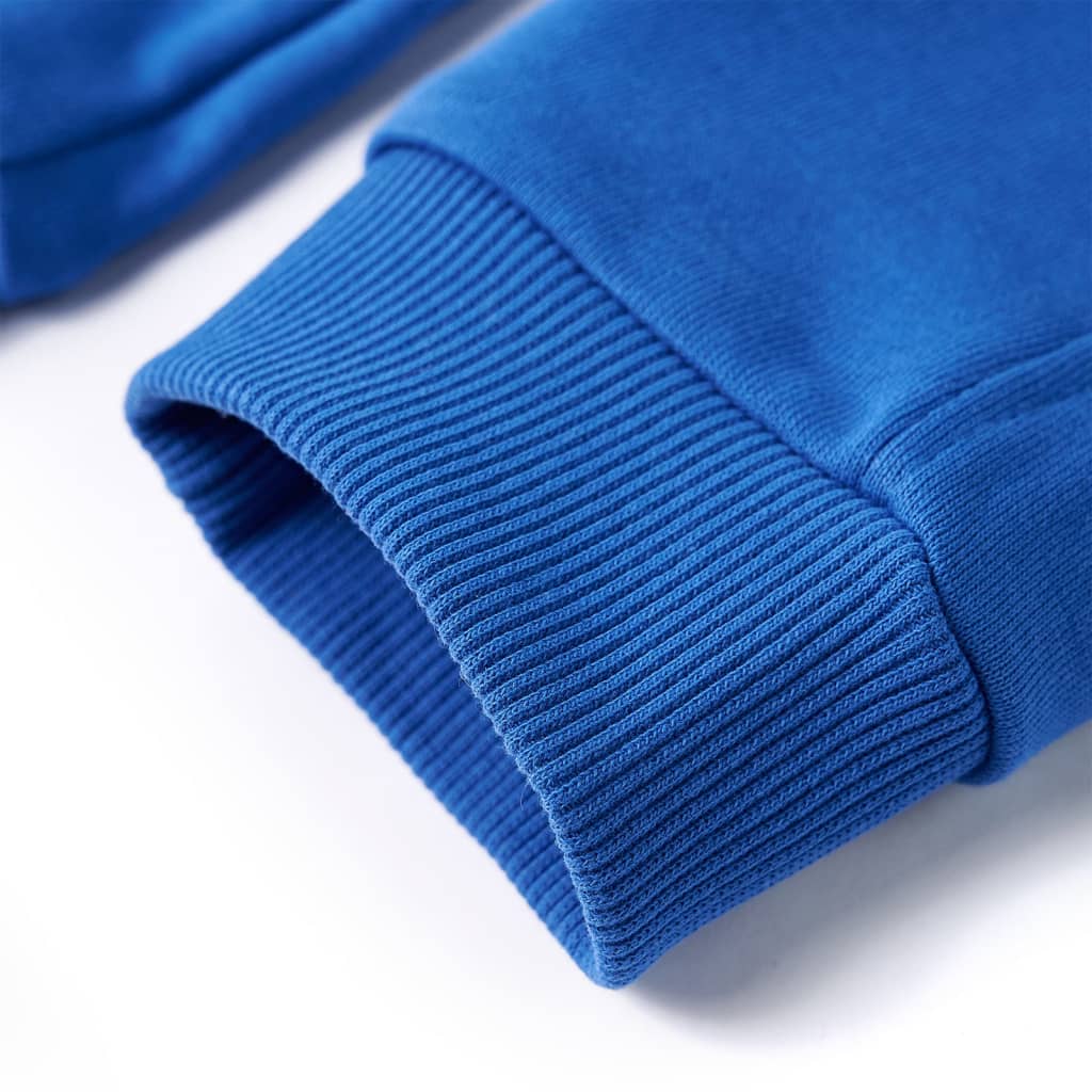 Calças de fato de treino para criança azul-escuro 128