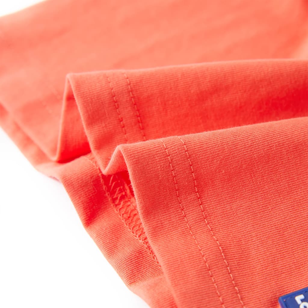 T-shirt para criança cor ciano 116