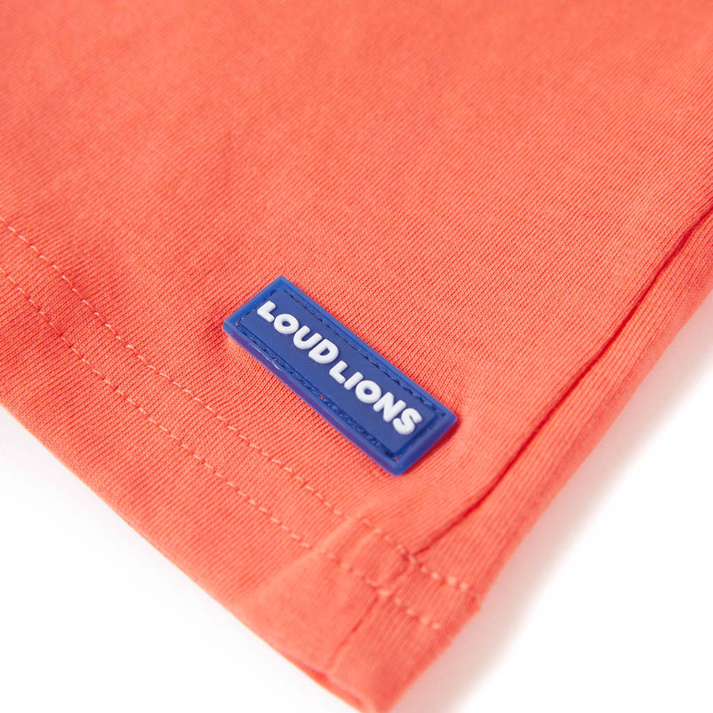 T-shirt para criança cor ciano 116