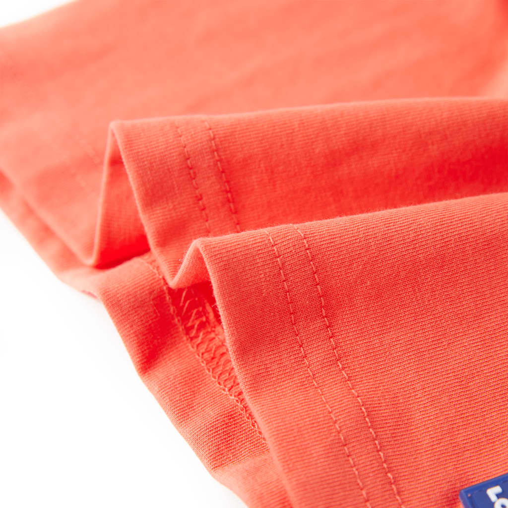 T-shirt para criança cor ciano 116