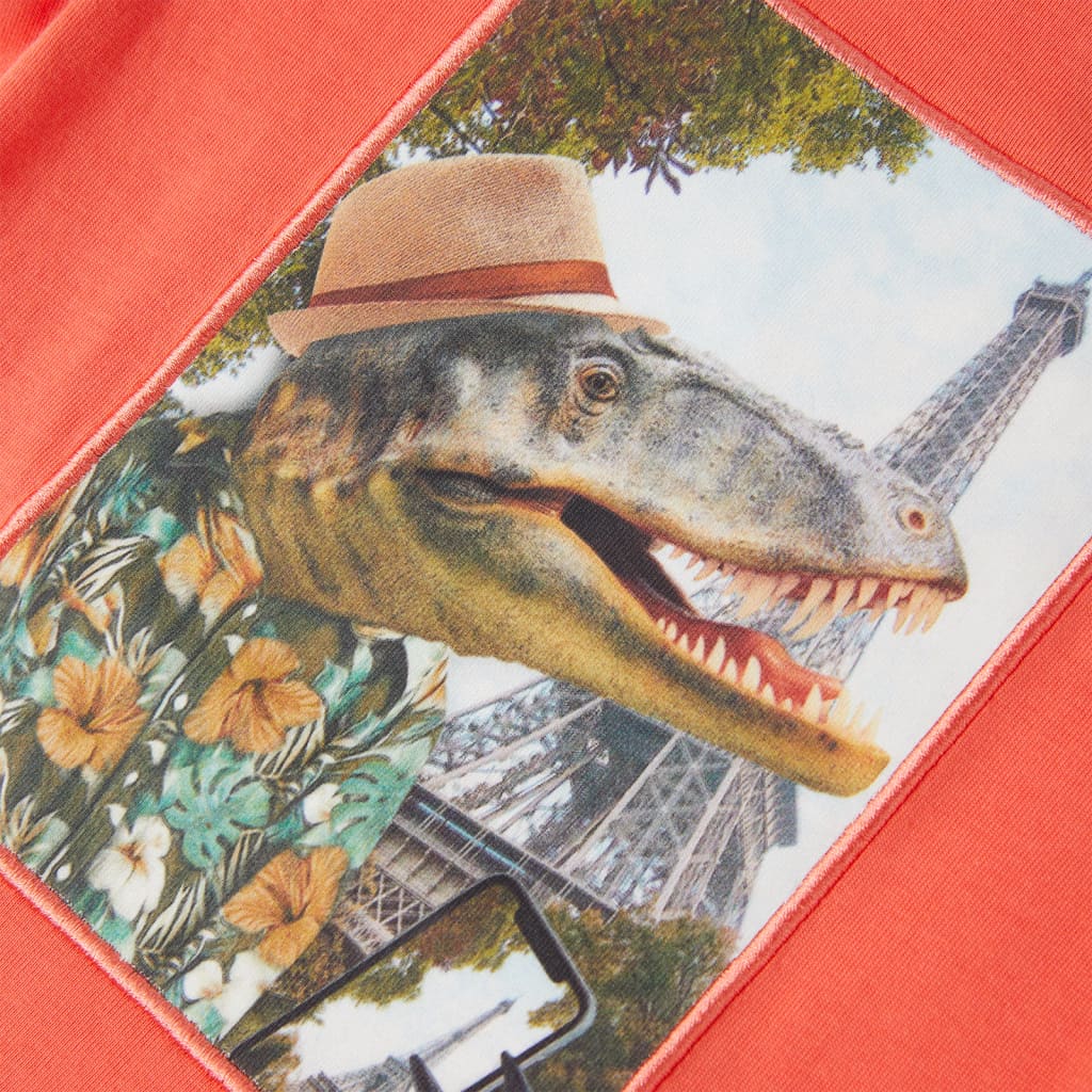 T-shirt para criança cor ciano 116