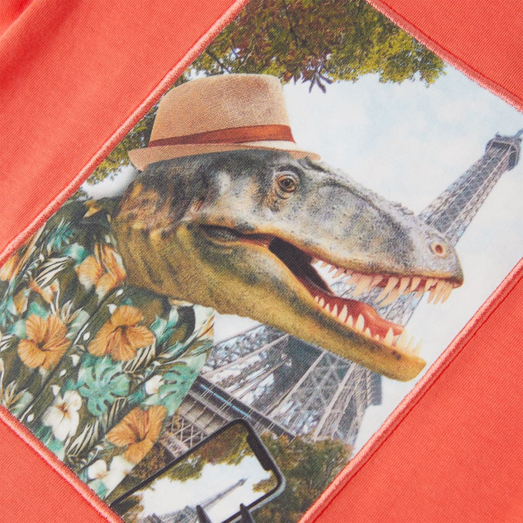 T-shirt para criança cor ciano 116