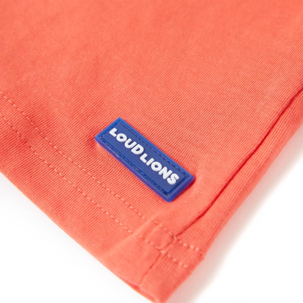 T-shirt para criança cor ciano 116