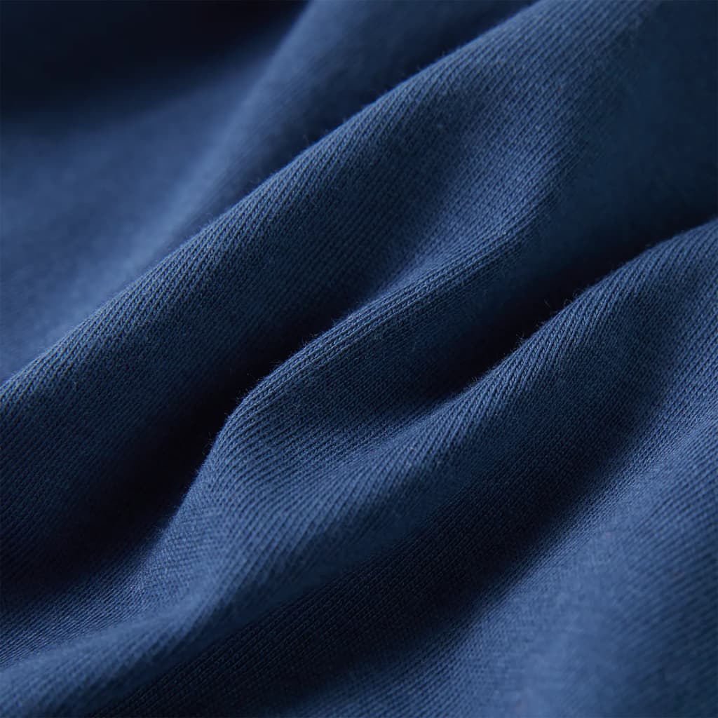 T-shirt para criança cor ciano 116