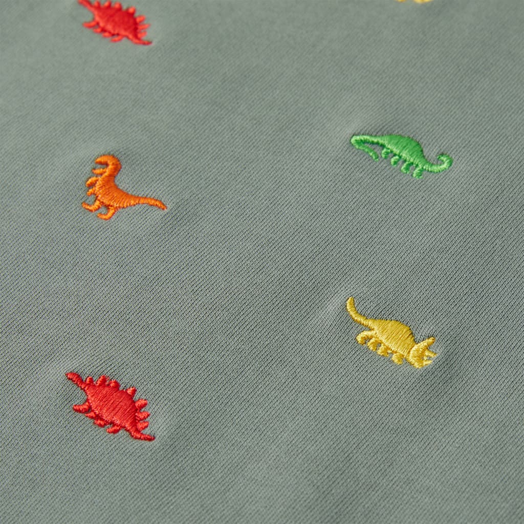 Sweatshirt para criança cor caqui 140