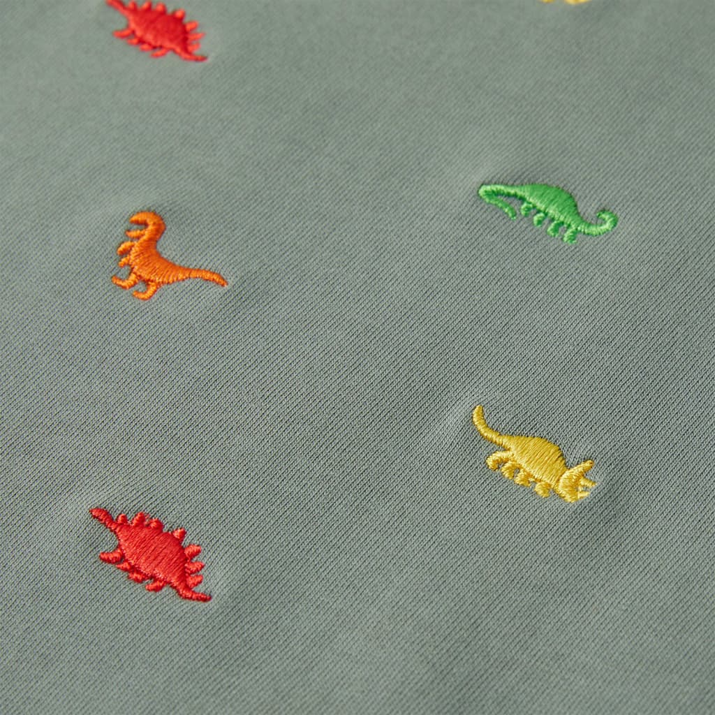 Sweatshirt para criança cor caqui 140