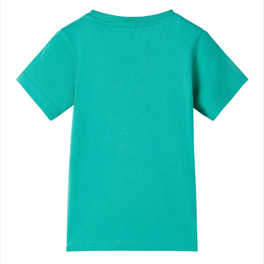 T-shirt infantil azul brilhante 128