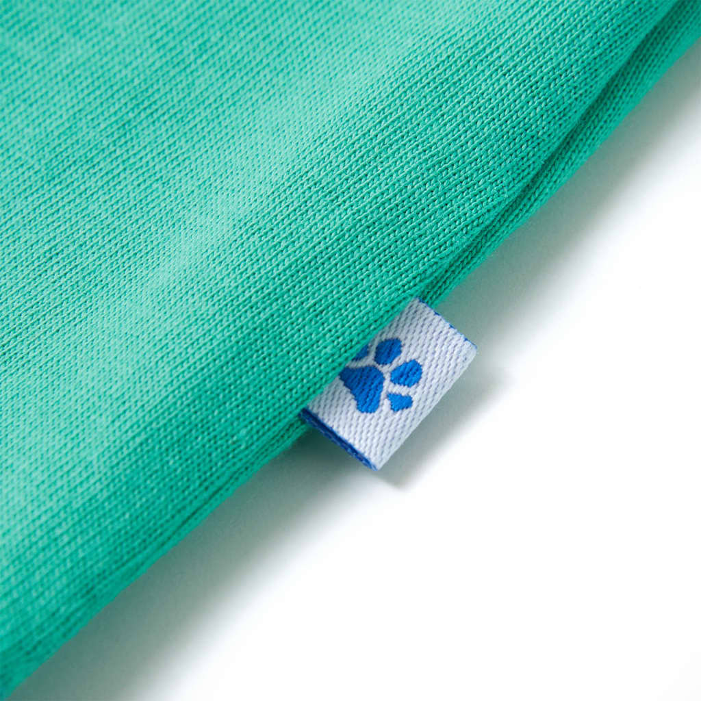 T-shirt infantil azul brilhante 128